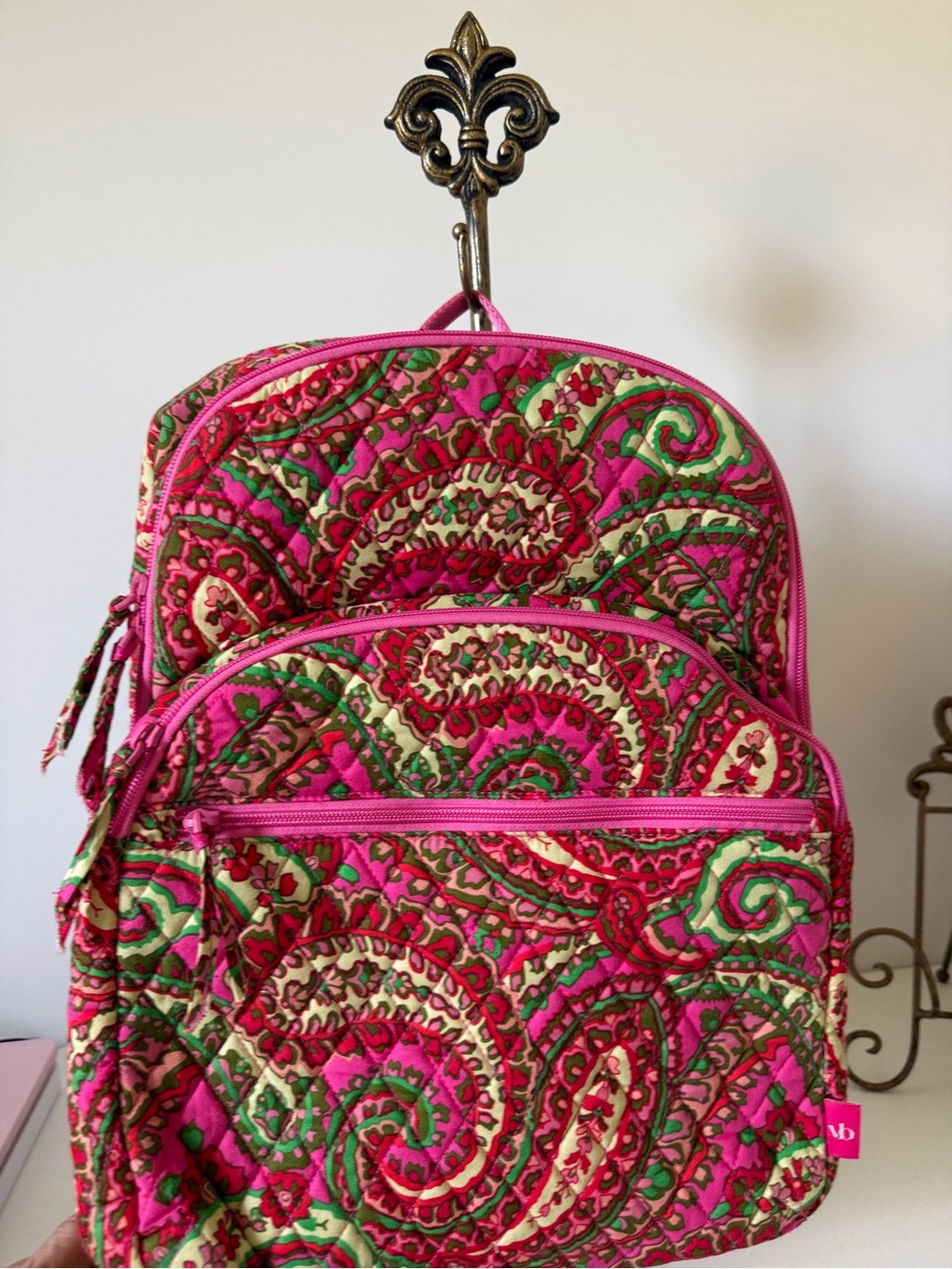 Vera Bradley Essential XL Backpack in Capri Pink NWT